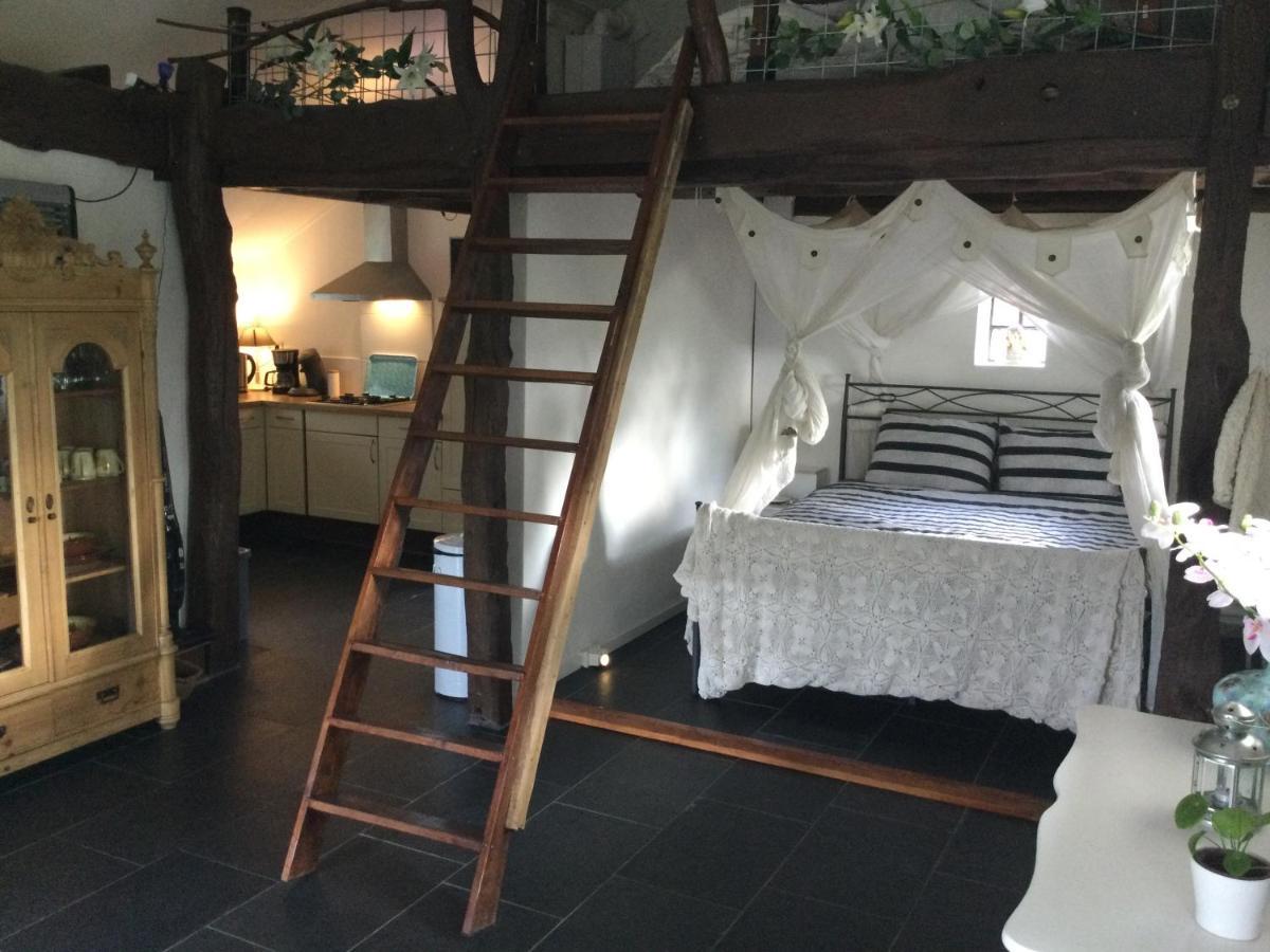 Landelijk Gelegen Huisje Op Erf Veeningen Luaran gambar